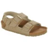 Birkenstock - Kid's Milano TEX Canvas Vegan Rivet Logo - Sandales